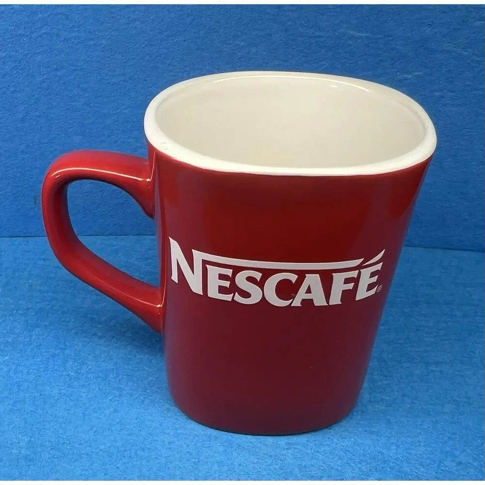 Vintage Nescafe‎ Clasico Rounded Square Coffee Cup